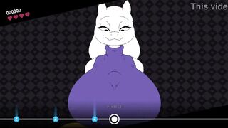 BIG step-mommy TORIEL works HARD with your MANSTICK in BEATBANGER