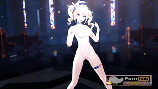 mmd r18 Catch Da Wave Barbara sexy milf ahegao public cum swallow 3d hentai