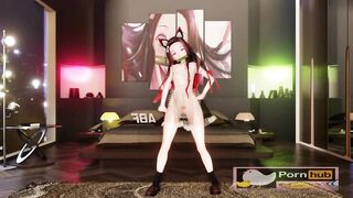 mmd r18 Sting Nezuko princess and the king 3d hentai