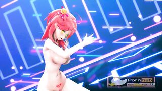 mmd r18 Gimme x Gimme Sakura Miko sexy eGirl public Princess cum show 3d hentai