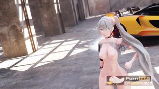 mmd r18 Boa Action Weiss Nude dance sexy milf want to fuck public cum 3d hentai