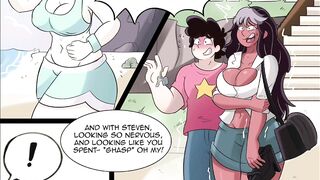 Adult steven's universe fucks with a milf