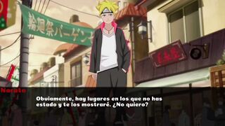 BORUTO FOLLANDOSE A TEMARI EN LA RESIDENCIA DEL HOKAGE-NARUTO FAMILY VACATION - CAP 16