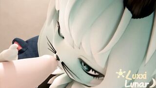 Horny Femboy Bunny Sucks BIG Cock Animation Preview