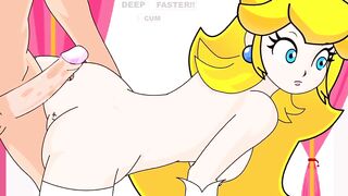 Princess Peach Goes Anal