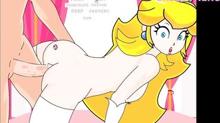 Princess Peach Goes Anal