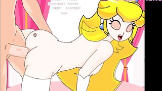 Princess Peach Goes Anal