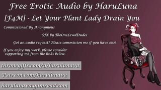 [F4M] - Let Your Plant Lady Drain You (Improv Audio Request)