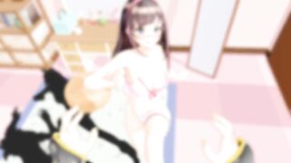 Ballbusting Animation - Kizuna Ai Valentine's Day Kicks