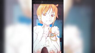 Huge cum load tribute for Nami One Piece 16