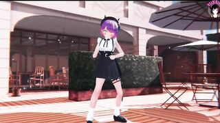 Cute Teen Dancing - Public Nudity (3D HENTAI)