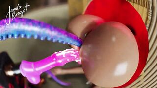 3D Double Penetration - Fuck Machine - Preview