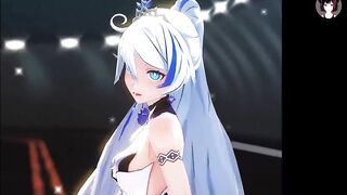 Honkai 3 Salmon - Sexy Dance + Gradual Undressing (3D HENTAI)