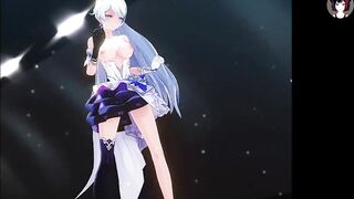 Honkai 3 Salmon - Sexy Dance + Gradual Undressing (3D HENTAI)