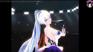 Honkai 3 Salmon - Sexy Dance + Gradual Undressing (3D HENTAI)