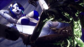 Subverse - DEMI Sex Android and Big Monster Alien Cock 3D Porn Game [studio Fow]