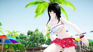 【MMD R-18 SEX DANCE】KANGXI, ILLUSTRIOUS INTENSE SEX ON THE BEACH SWEET HOT ASSS お尻の精子提供 [MMD]