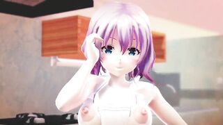 Mmd R18 Princess Girl Temptation to become Demon Succubus Cock Sucker and Cum Swallow