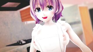 Mmd R18 Princess Girl Temptation to become Demon Succubus Cock Sucker and Cum Swallow