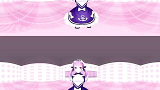 [VR 360] Aqua Minato Vtuber Lifting up a Skirt