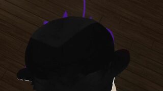 VRChat Lewd Kitty gives Blowjob and Handjob (re-upload)