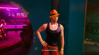 Cyberpunk 2077. Sex with a Guy, a Prostitute. Offered himself on the Street | PC Gameplay