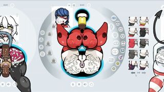 Fapwall [rule 34 Hentai Game] Miracolous Ladybug Huge Black Cocks DP