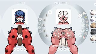 Fapwall [rule 34 Hentai Game] Miracolous Ladybug Huge Black Cocks DP