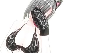 3D HENTAI Neko Girl has a Gorgeous Orgasm and does AHEGAO