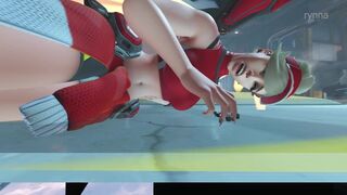 Mercy Lifeguard ragdoll ryona - Overwatch 2