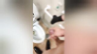 【女性向け（個人撮影）】変態イケメン営業マンが仕事中ムラムラしすぎてスーパーのトイレでオナニー