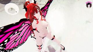 Skadi x Surtr - Sexy Dance + Sex With Insect (3D HENTAI)