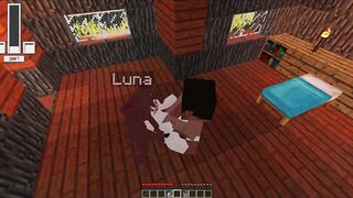 Finding a cute cat-like girl Luna ends up in a hot fucking | Minecraft - Jenny Sex Mod Gameplay