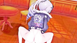 Silver Wolf Honkai Star Rail 3D HENTAI Shortver