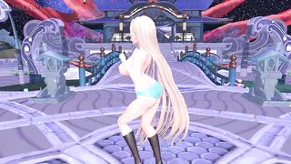 【MMD】Asuna Ichinose/AOA-Еxcuse me 【For gentlemen】