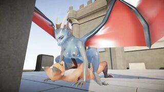 Male Furry Fox Fucks Female Furry Dragon -Yiffalicious