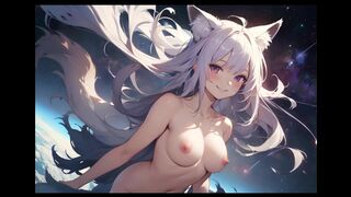 Beautiful Naked FoxGirl [3]