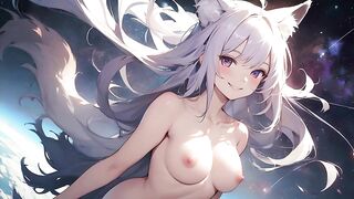 Beautiful Naked FoxGirl [3]