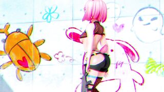 MMD Hentai 3D VTuber el_XoX Strips to "Tomboy"