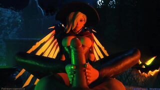 WITCH MERCY FULFILLS YOUR FETISHES!!! | Overwatch [HD] 3D Animation |