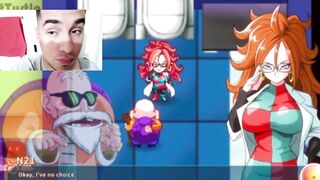 KAME PARADISE- Maestro roshi se folla a androide 21 video game xxx