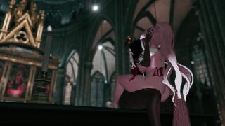 nun & succubus fuck in church [Dopalene & suzy_q]