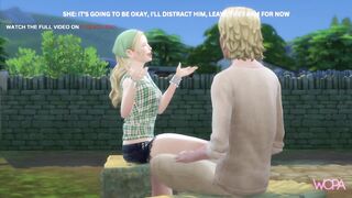 [TRAILER] Fucking my beta debtor's wife who hid on his farm - Outdoors with beautiful blonde