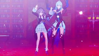 【MMD R18 Honkai Star Rail/4K】《Jingliu (镜流) Herta (ヘルタ)》~《"Shawn Wasabi " [Burnt Rice]》