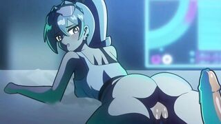 Sexy anime girl is getting fucked in the pussy hard