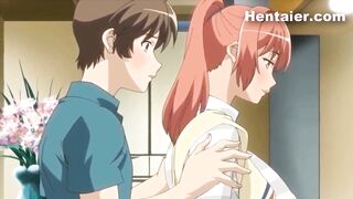 Randomly Shoving my dick on my stepmom - Hentai