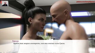 Girl gives a Blowjob to a Guy and her Girlfriend looks at it ☠playing Adult Games☠