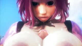 Kokoro Maid Hot Titjob and Creampie