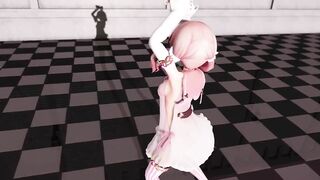 R15 Candy Girl Tease you with her Cute Panty Color 3d Hentai