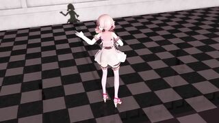 R15 Candy Girl Tease you with her Cute Panty Color 3d Hentai